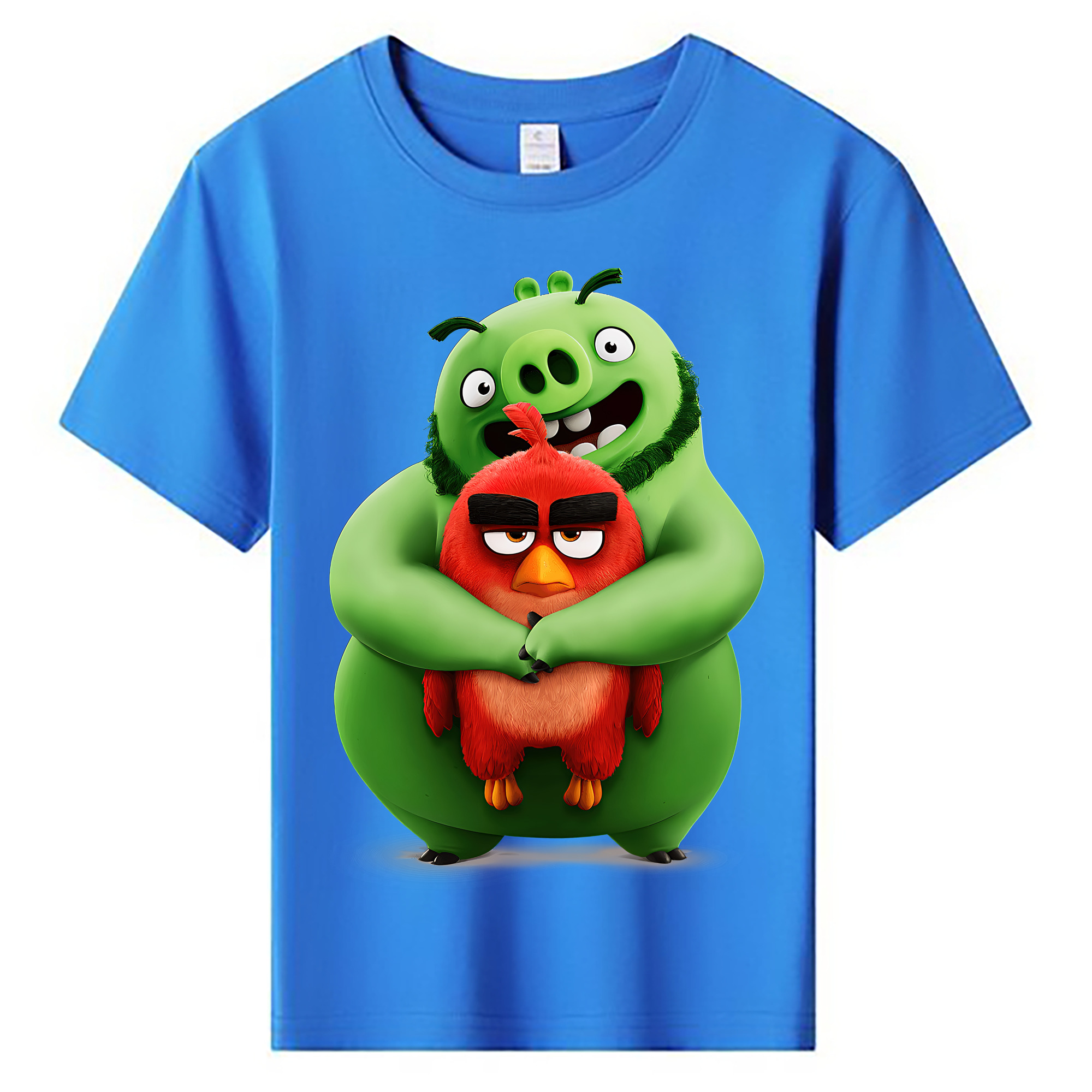 （画像用） Angry Birds アングリーバード 綿100％キッズTシャツ（フロントプリント）